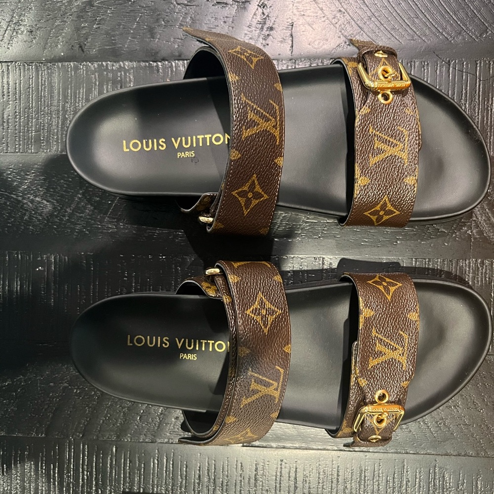 Louis Vuitton Bom Dia Flat Comfort Mule - Picture 1 of 9